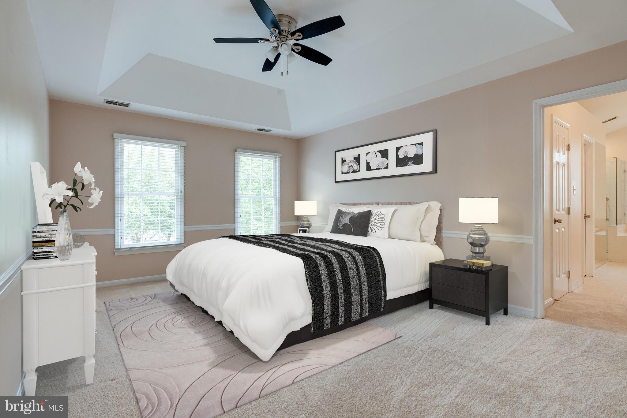 8143 Ridge Creek Way Springfield, VA 22153 - Photo 47 of 75 Master Bedroom is virtually staged for ideas