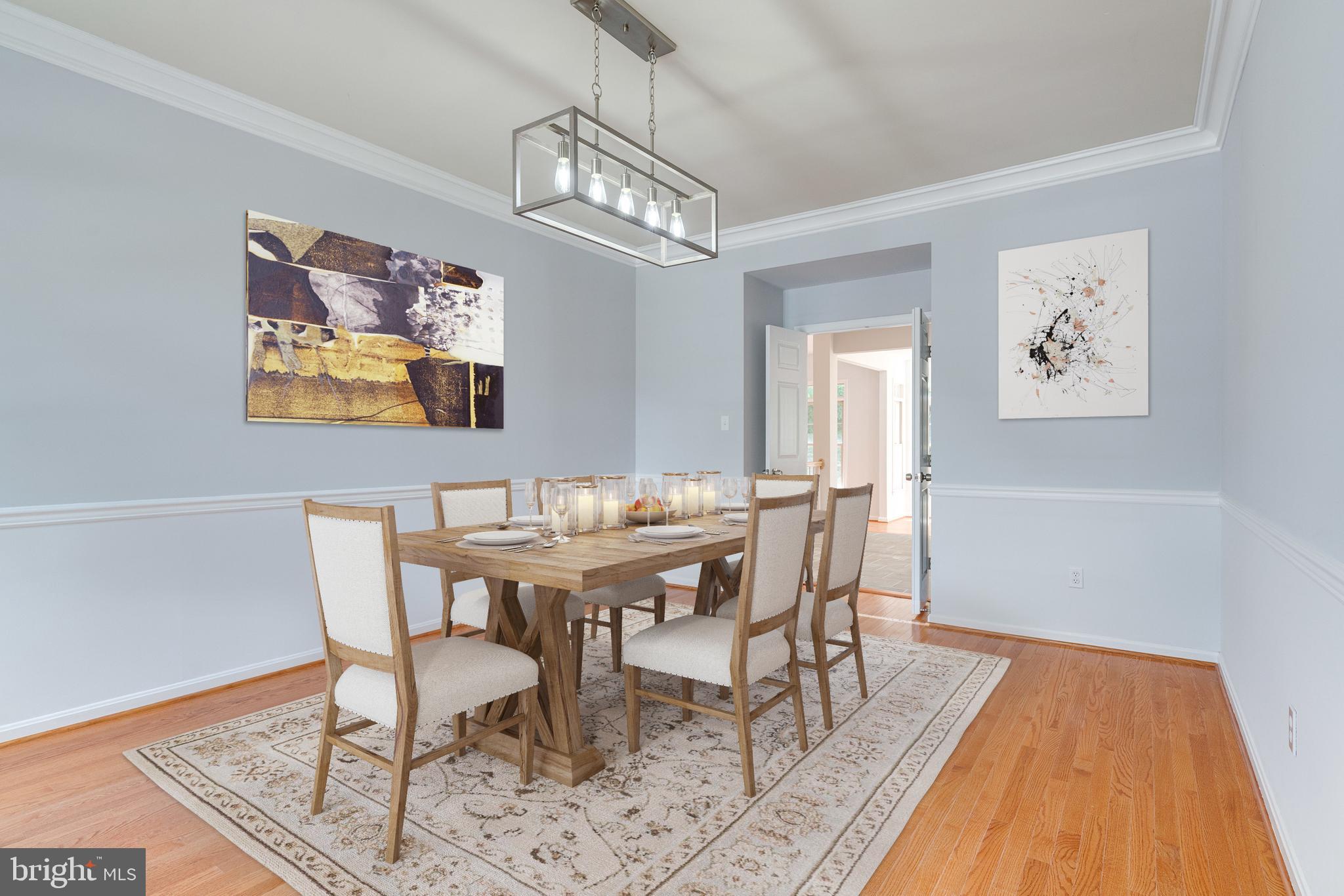 8143 Ridge Creek Way Springfield, VA 22153 - Photo 7 of 75 This Dining Room is virtually staged for ideas