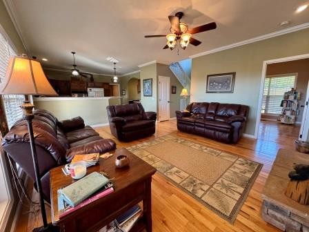 610 Rolling Meadows Lane Rickman, TN 38580 - Photo 20 of 42 a living room with furniture and wooden floor