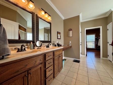 610 Rolling Meadows Lane Rickman, TN 38580 - Photo 7 of 42 a spacious bathroom with a double vanity sink a mirror and a