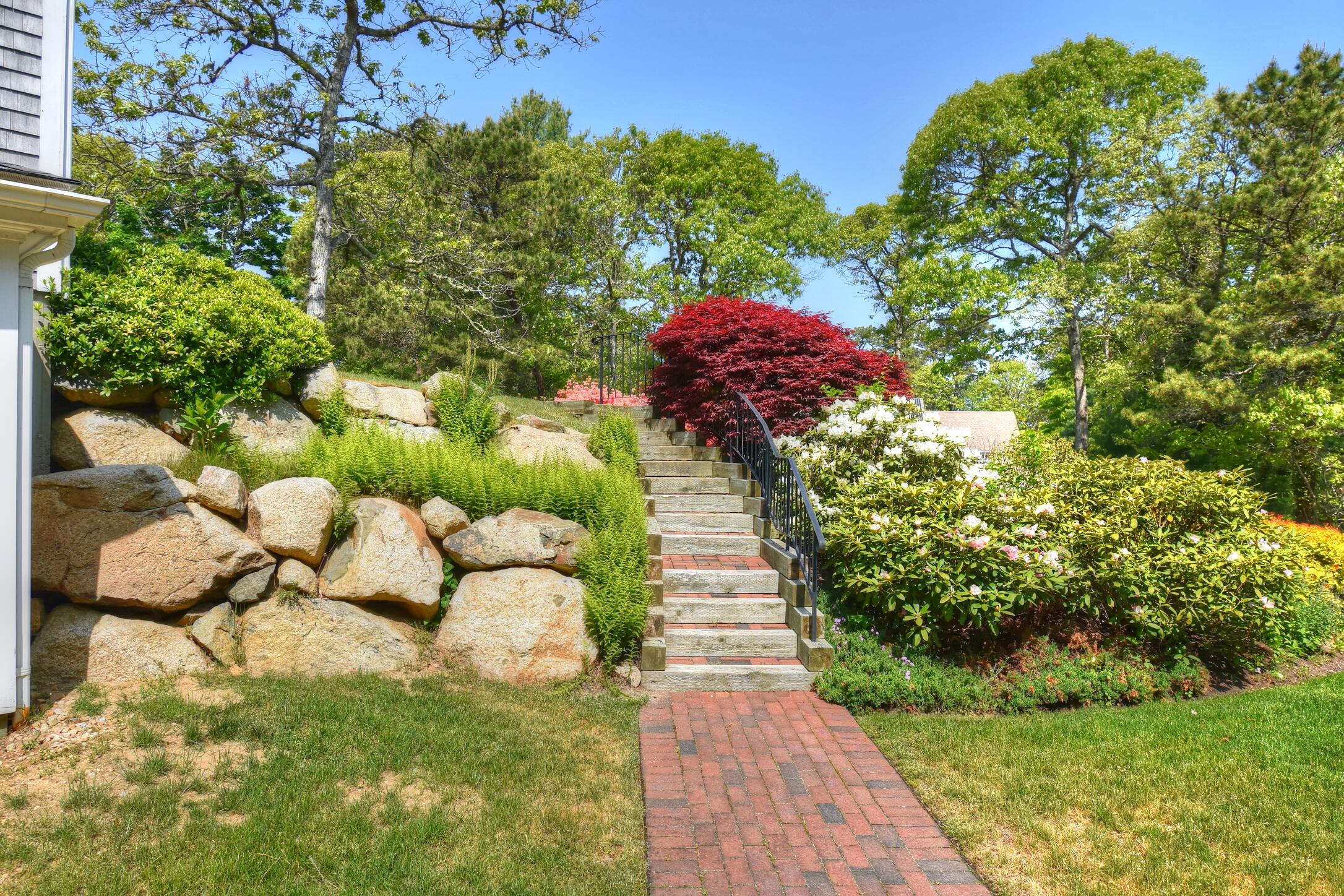 41 Turning Mill Road Brewster, MA 02631 - Photo 29 of 44 a view of a backyard with plants