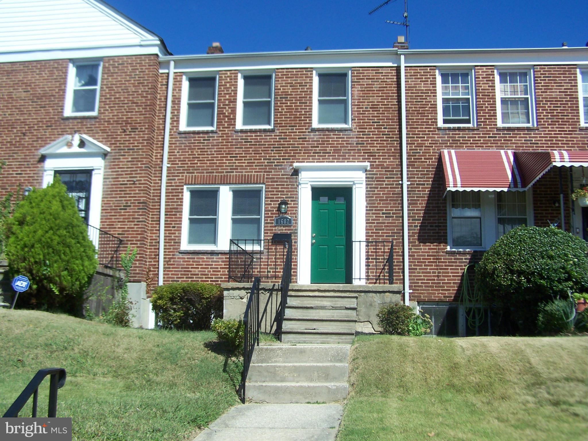 1602 East Cold Spring Lane Baltimore, MD 21218 - Photo 1 of 13 Exterior (Front)