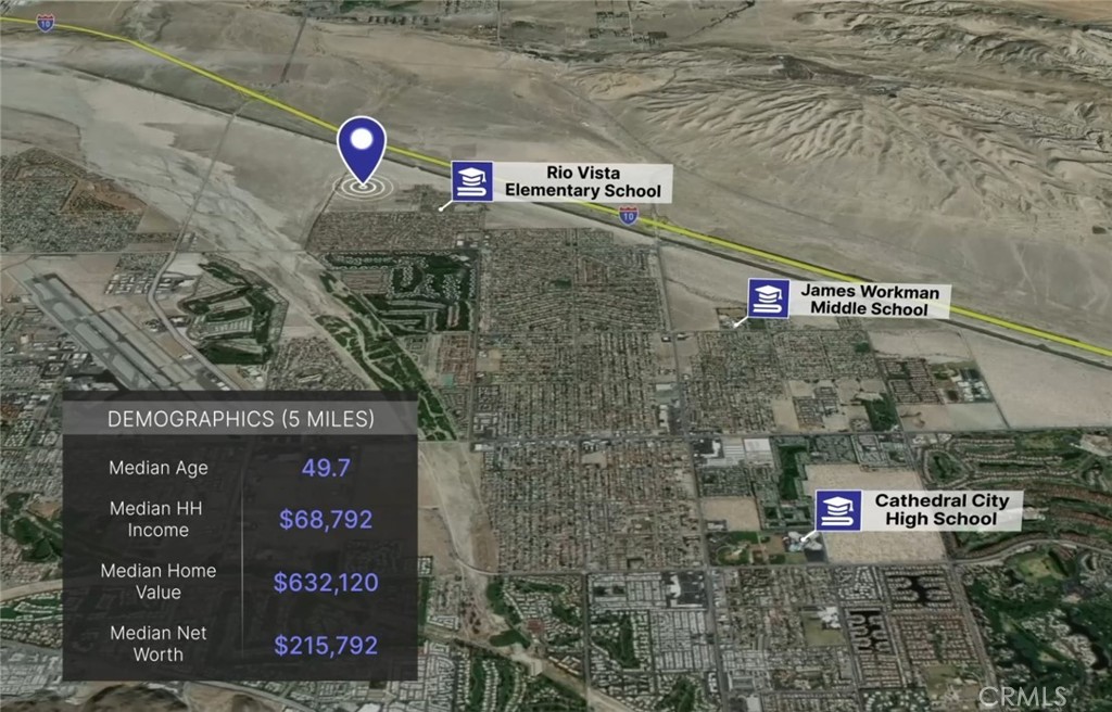 26841 Rio Encanto Cathedral City, CA 92234 - Photo 8 of 25 a close up of a sign board