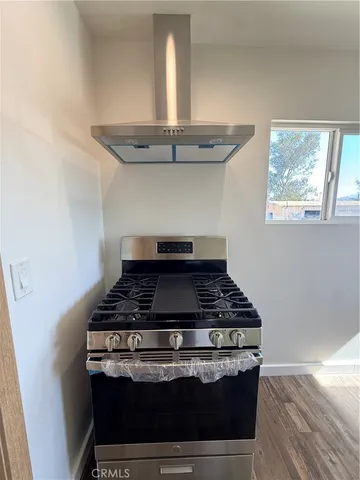 a close view of stove