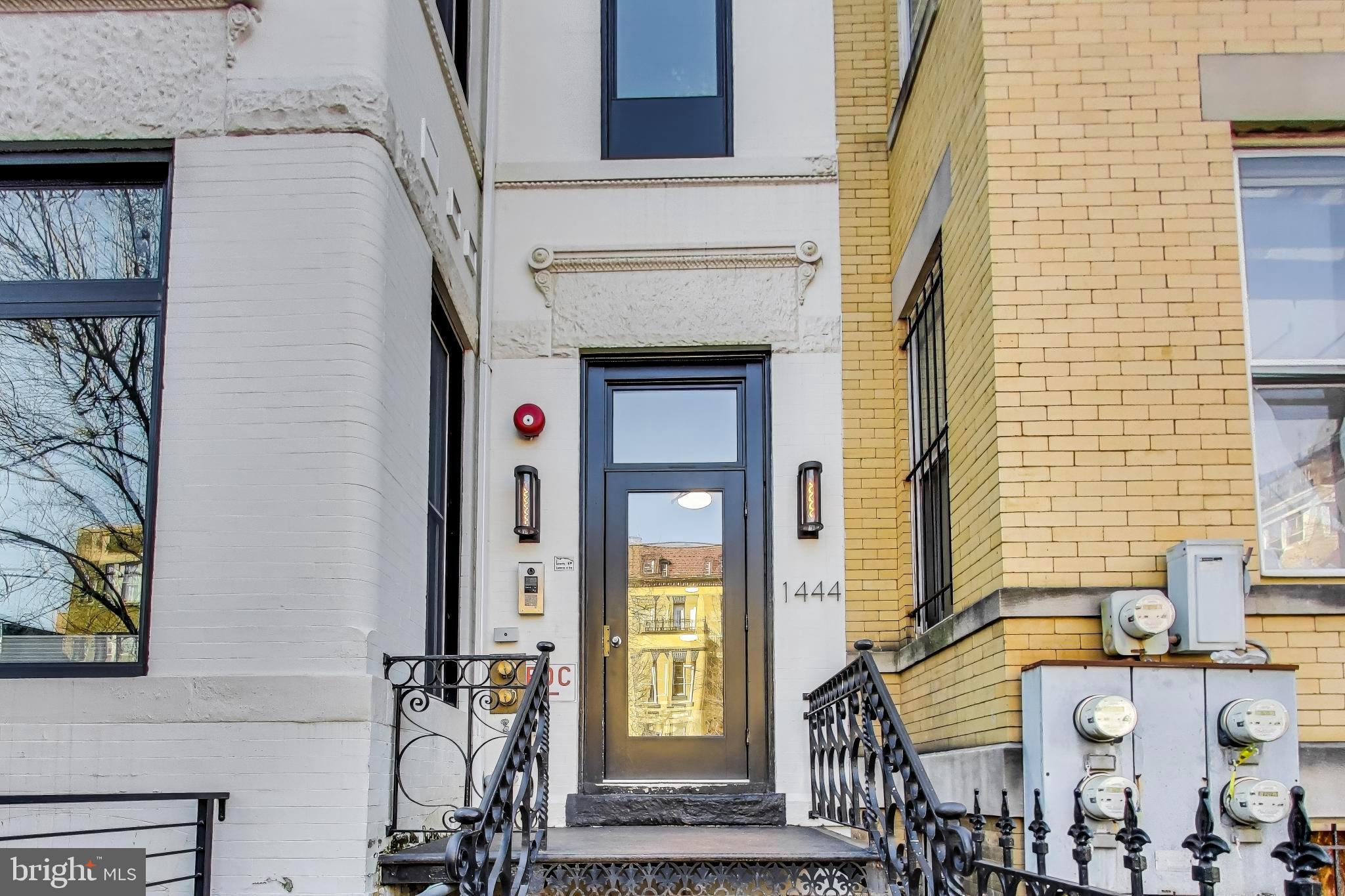 1444 Harvard Street Northwest, Unit 1 Washington, DC 20009 - Photo 3 of 19 Charming entrance to a stylish residence.