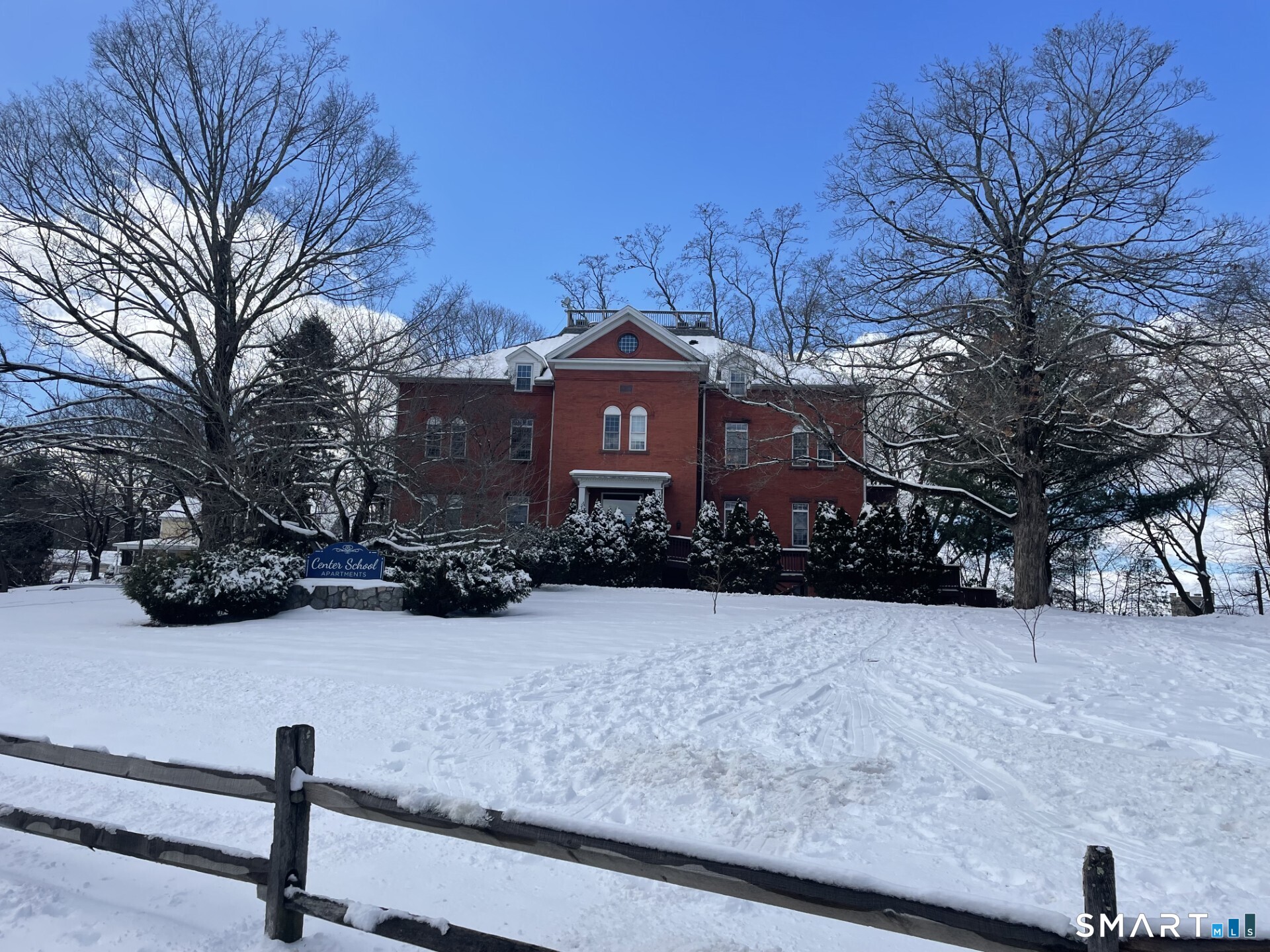 9 Nashville Road, Unit 1A Bethel, CT 06801 - Photo 18 of 18 Front of Old Center School Apartments