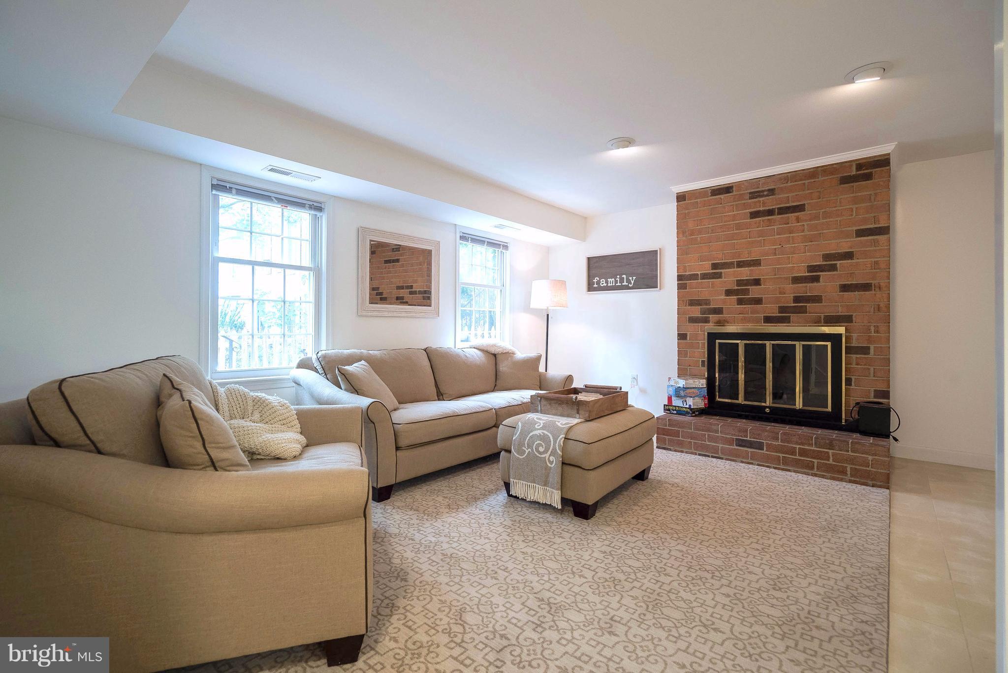 1305 South Glebe Road Arlington, VA 22204 - Photo 21 of 26 LL Family Room w/ Fireplace
