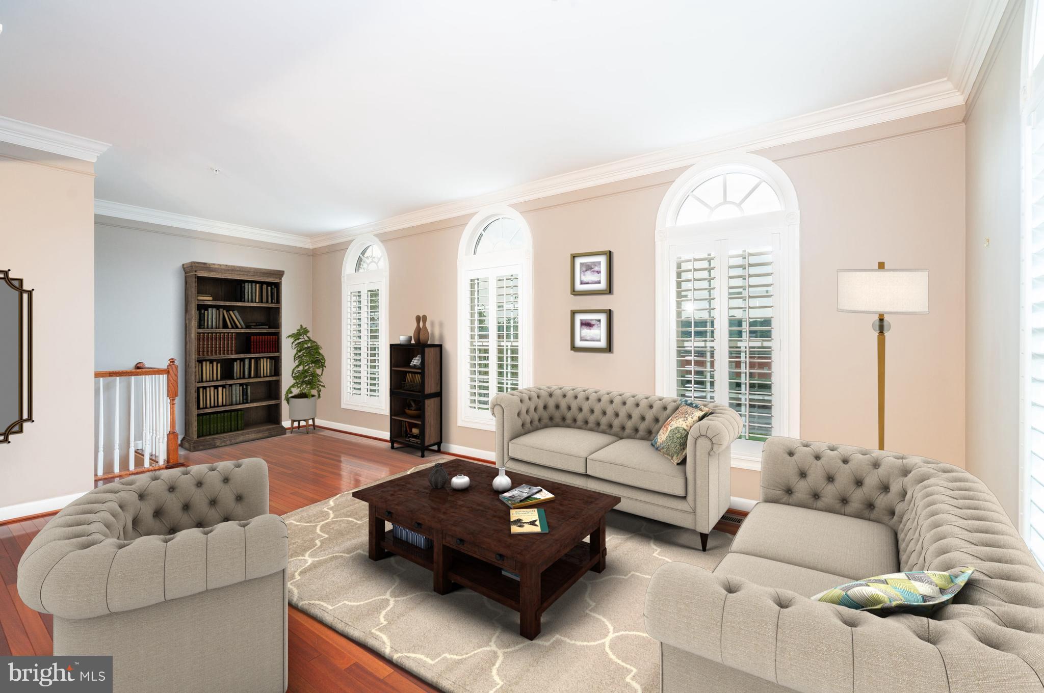 900 West Glebe Road Alexandria, VA 22305 - Photo 3 of 25 Bright & Spacious Living Room