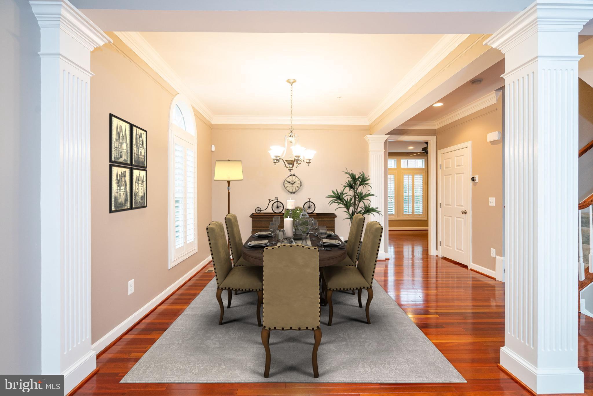 900 West Glebe Road Alexandria, VA 22305 - Photo 4 of 25 Dining Room Between Kitchen & Living Room