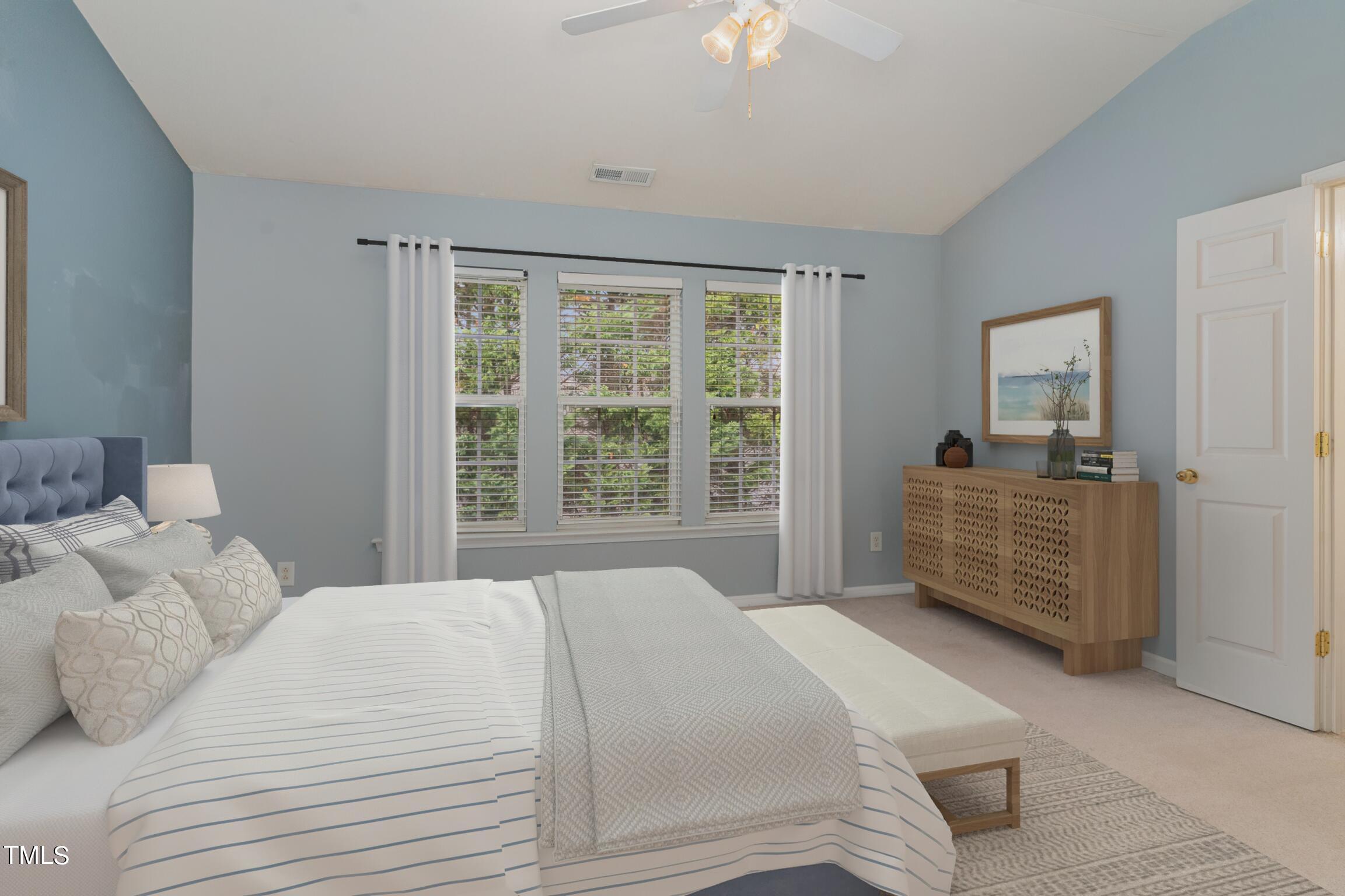 7247 Corvette Court Raleigh, NC 27613 - Photo 12 of 34 Primary bedroom with virtual staging