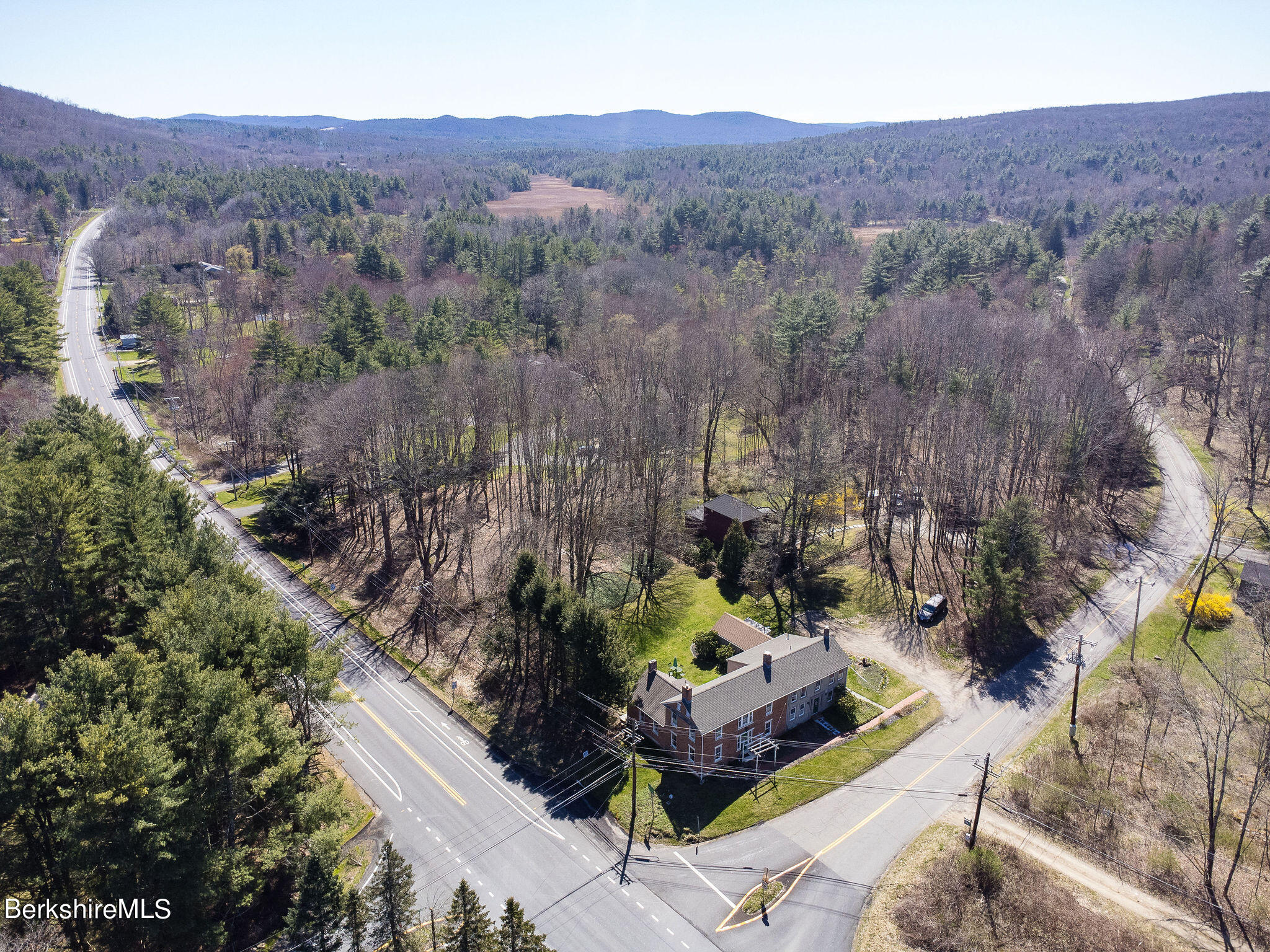 3 Lake Buel Road Great Barrington, MA 01230 - Photo 53 of 55 an aerial view of a house with a yard