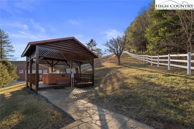 a front view of building with street