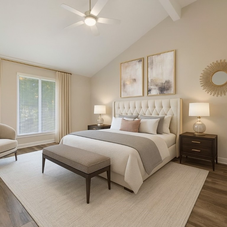 4734 Gulf Stream Court, Unit 9 Fernandina Beach, FL 32034 - Photo 23 of 32 a bedroom with a bed and window