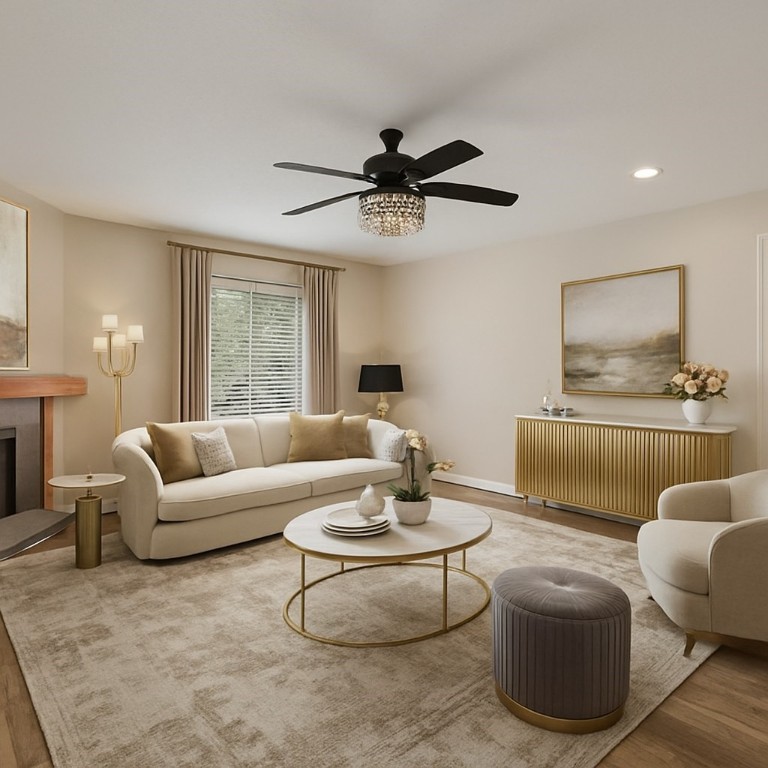 4734 Gulf Stream Court, Unit 9 Fernandina Beach, FL 32034 - Photo 7 of 32 a living room with furniture and a large window