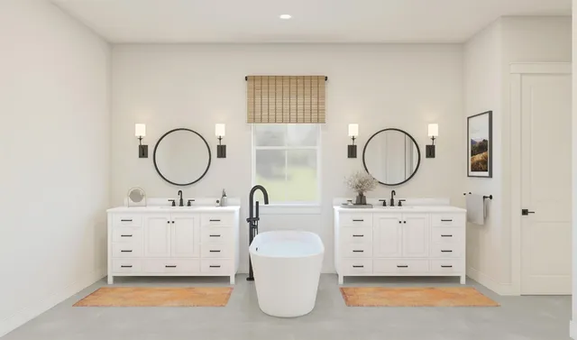 a living room with furniture cabinets washer and dryer