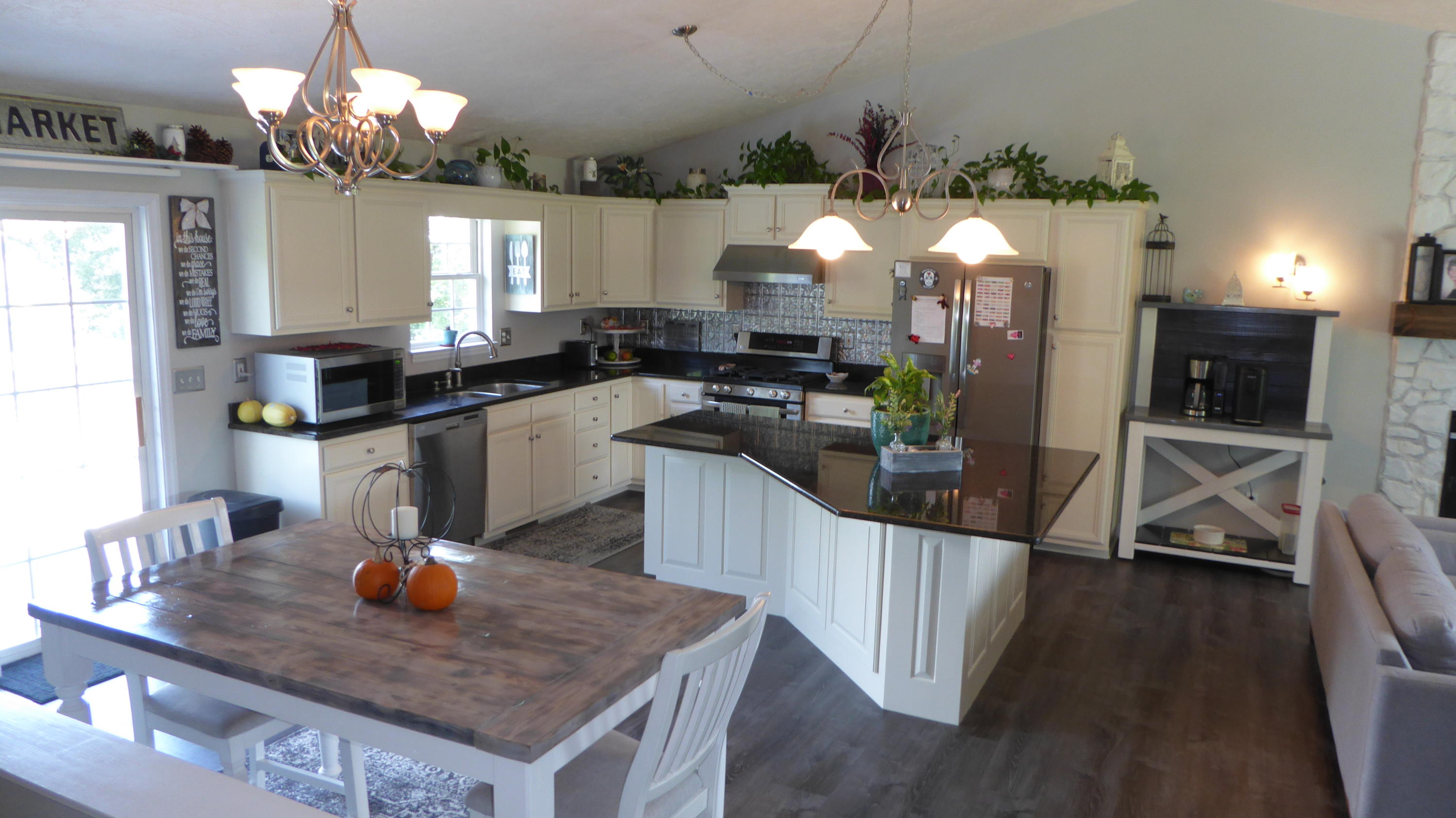 2490 Edwardsville Road Hardy, VA 24101 - Photo 22 of 42 a kitchen with a counter top space appliances and cabinets