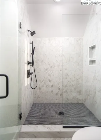 a view of a city with mountain