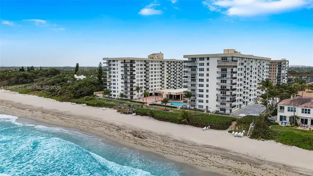 a view of a building with a street