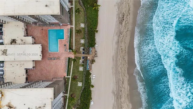 aerial view of a house
