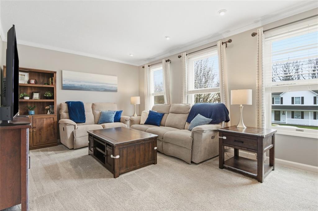 44 Rodgers Drive Coraopolis, PA 15108 - Photo 6 of 42 a living room with furniture and a flat screen tv