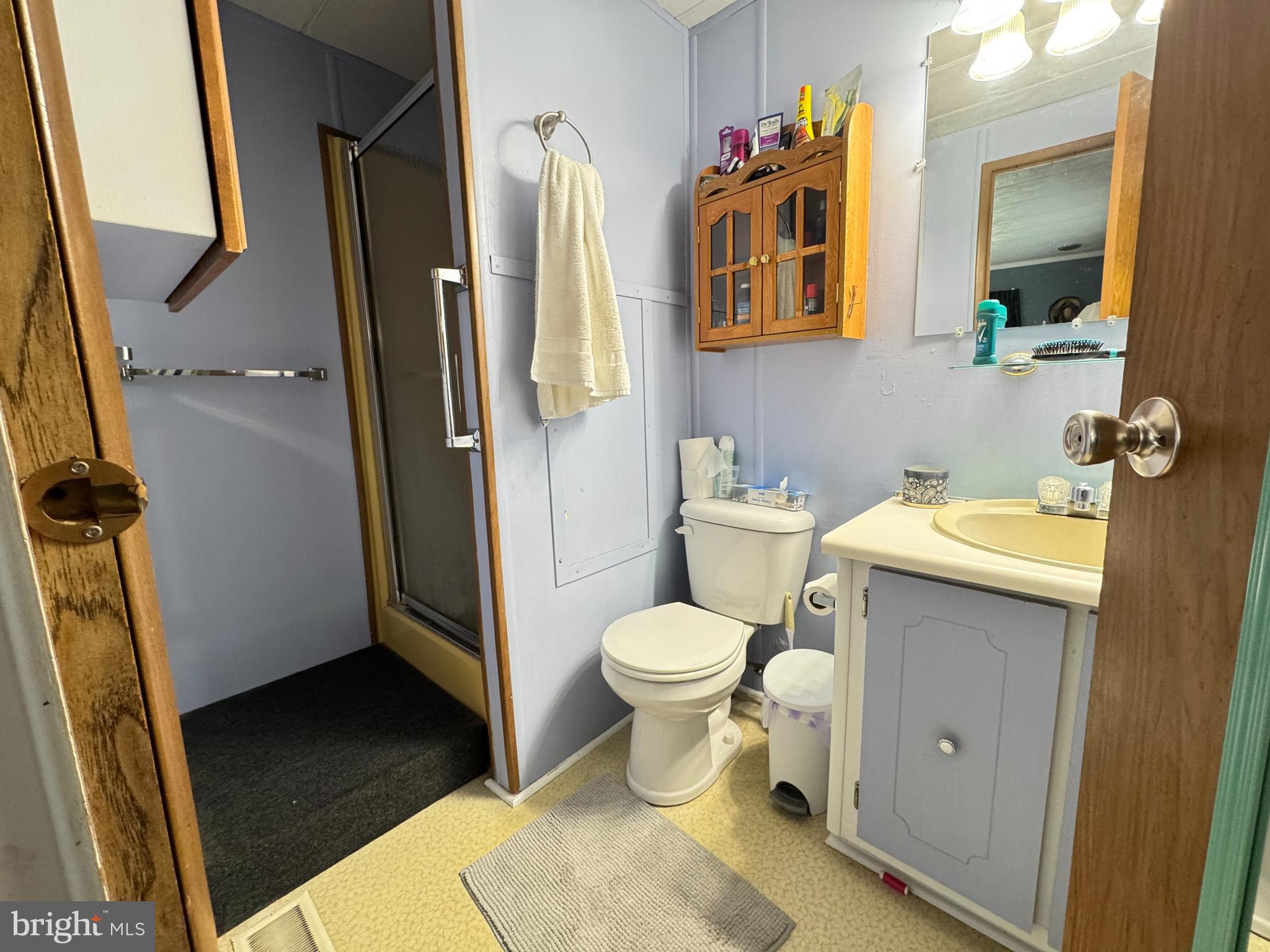 34118 Pinewood Circle, Unit 11080 Lewes, DE 19958 - Photo 15 of 22 a bathroom with a sink a toilet and shower