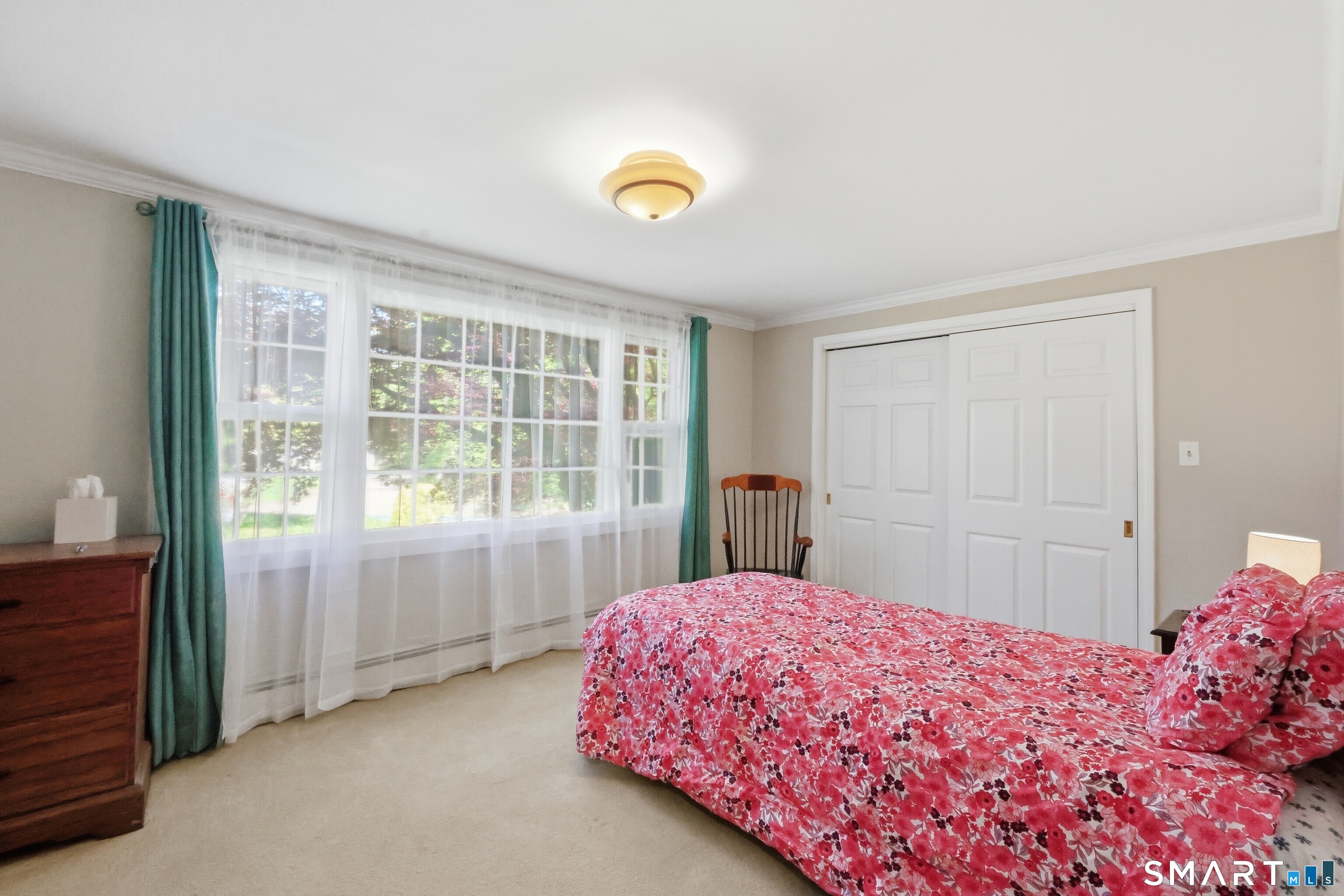 174 Canton Road Granby, CT 06035 - Photo 14 of 35 a bedroom with a bed and a window