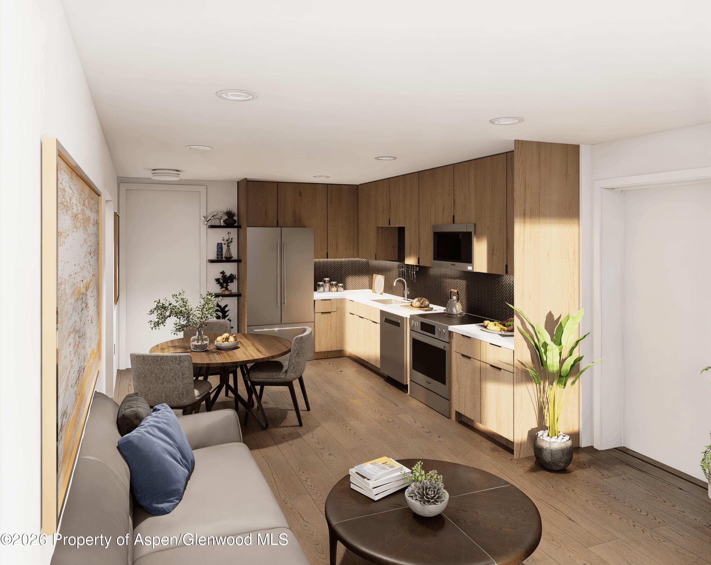 140 Basalt Center Circle, Unit 303 Basalt, CO 81621 - Photo 8 of 22 Kitchen Rendering