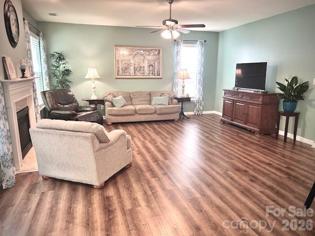 8006 Fine Robe Drive Indian Trail, NC 28079 - Photo 8 of 25 a living room with furniture and a flat screen tv