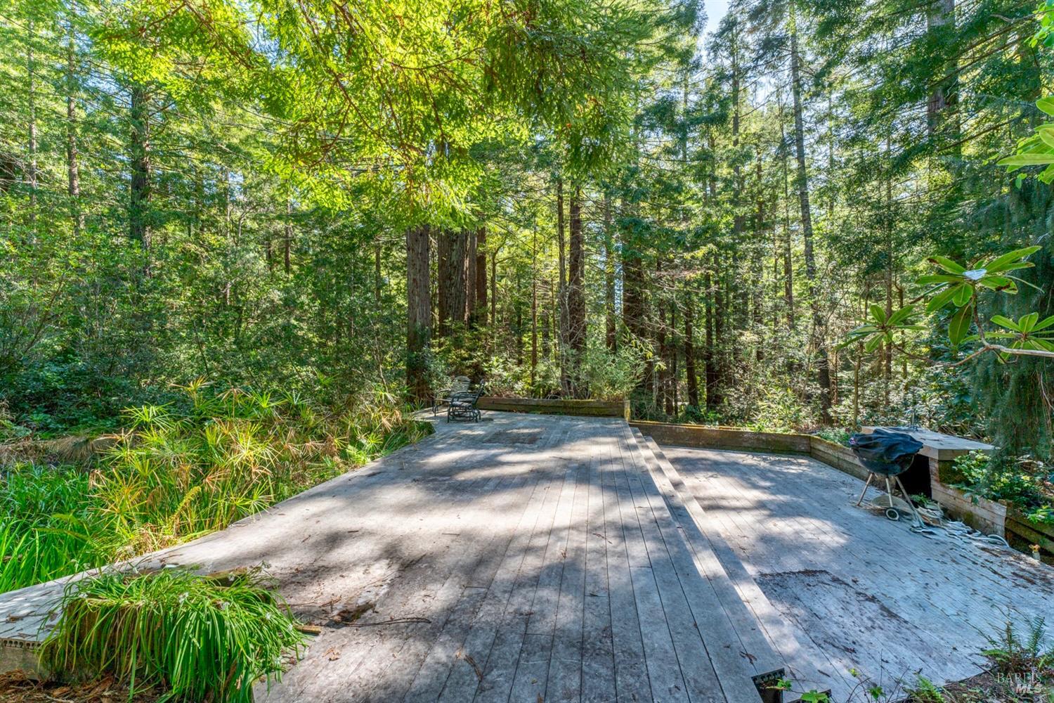 33100 Frog Pond Road Little River, CA 95456 - Photo 37 of 48 Deck next to Pond