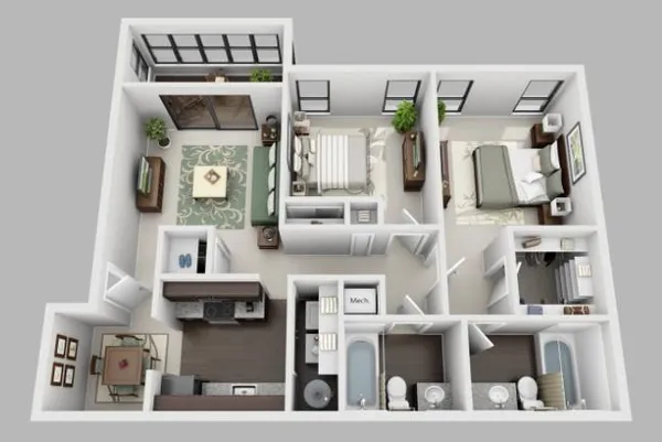 $1,594 | 3000 Spring Hill Parkway Southeast, Unit 30H, Smyrna, GA 30080