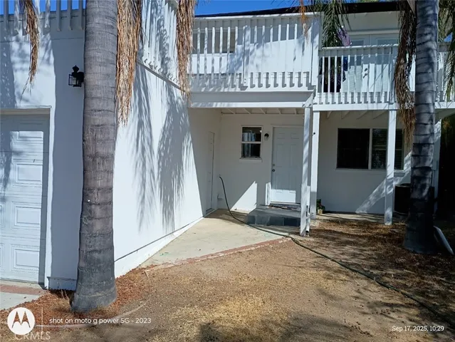 a front view of a building with entryway