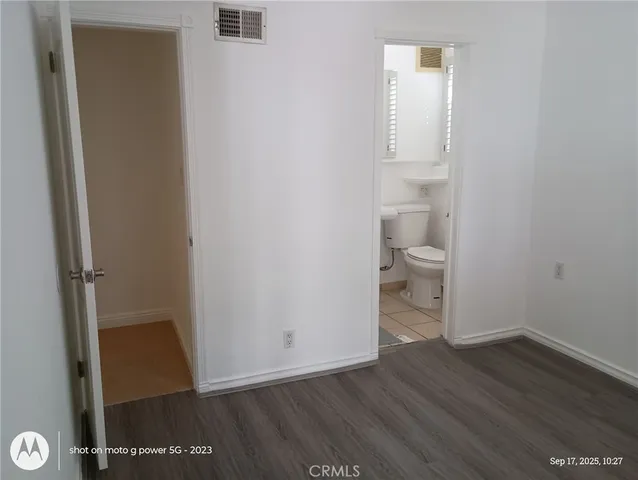 a view of bathroom with a toilet