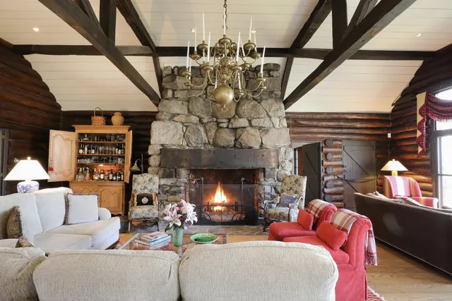 a outdoor living space with patio furniture and a potted plant