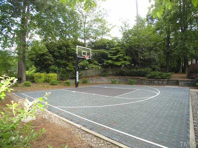 1817 Hunting Ridge Road Raleigh, NC 27615 - Photo 24 of 25 Basketball Court in Back Yard