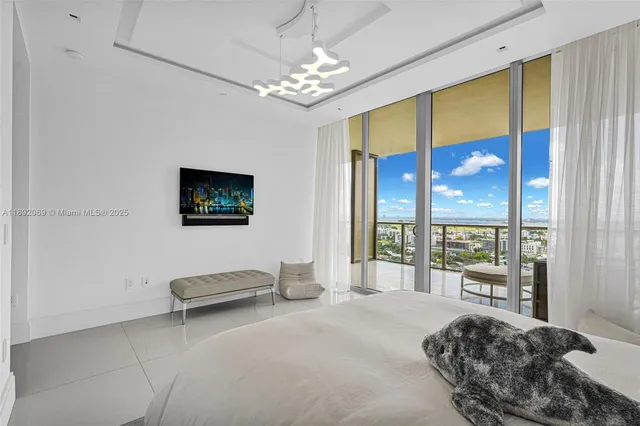 a view of a city with tall buildings