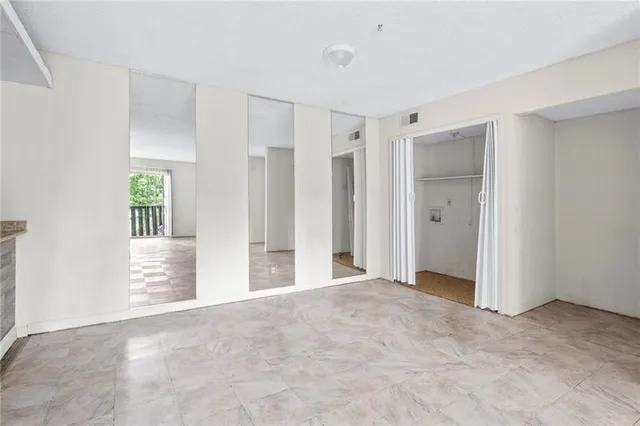 a view of an empty room