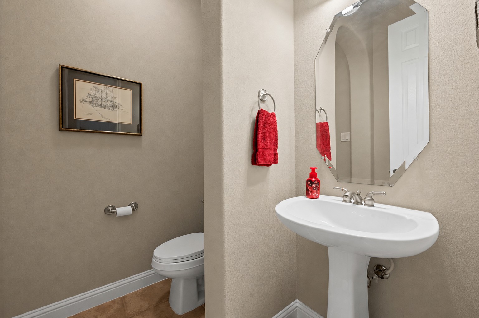 14608 Spillman Ranch Loop Austin, TX 78738 - Photo 20 of 31 a bathroom with a sink and a toilet