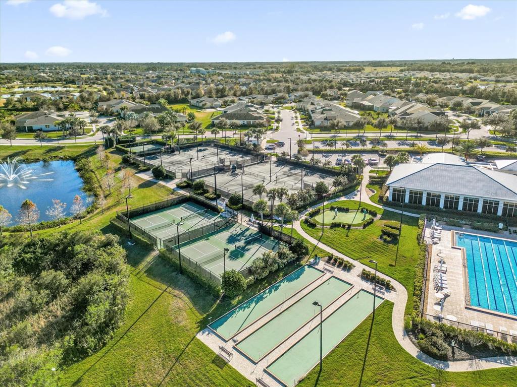 2360 Datura Loop St. Cloud, FL 34772 - Photo 45 of 46 an aerial view of residential houses with outdoor space
