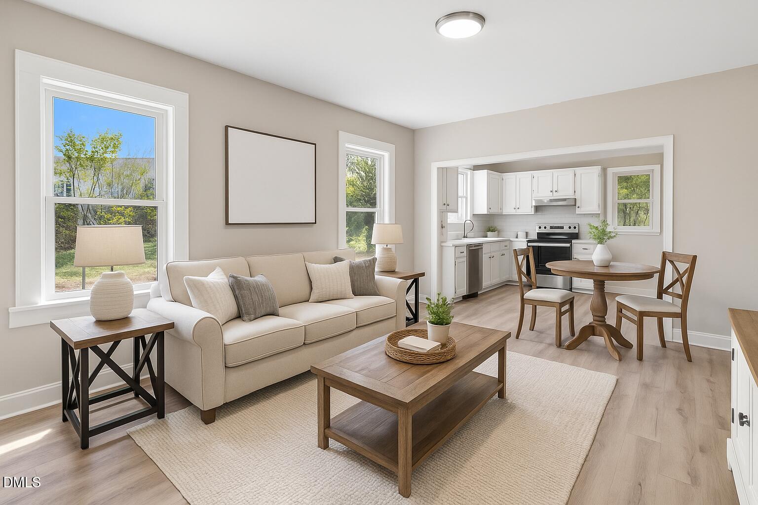 411 West I Street Erwin, NC 28339 - Photo 9 of 28 a living room with furniture and a window