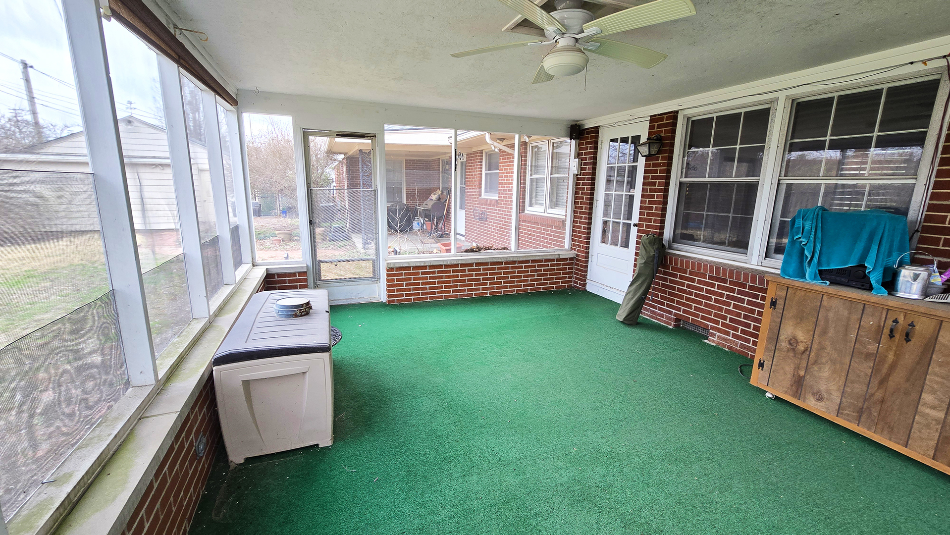 4 Lilac Lane Centralia, IL 62801 - Photo 28 of 32 a view of a porch with furniture and a yard