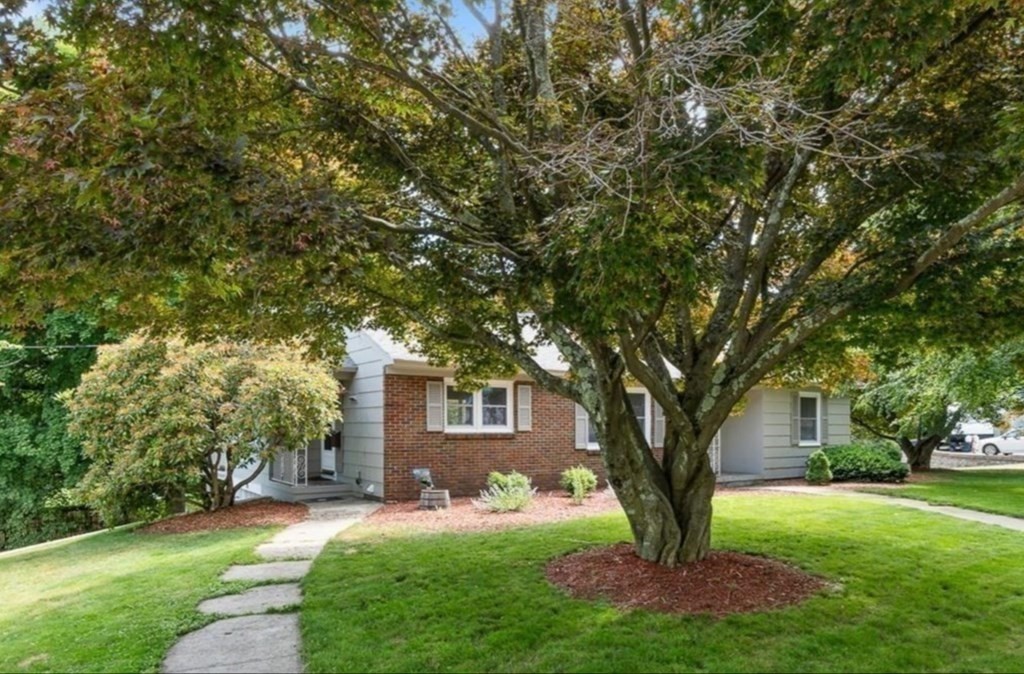 43 Montview Road Chelmsford, MA 01824 - Photo 35 of 40 front view of a house with a yard