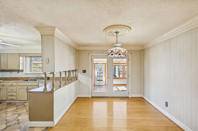 a very nice looking room with a large window