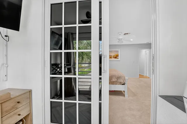 a view of bedroom with window