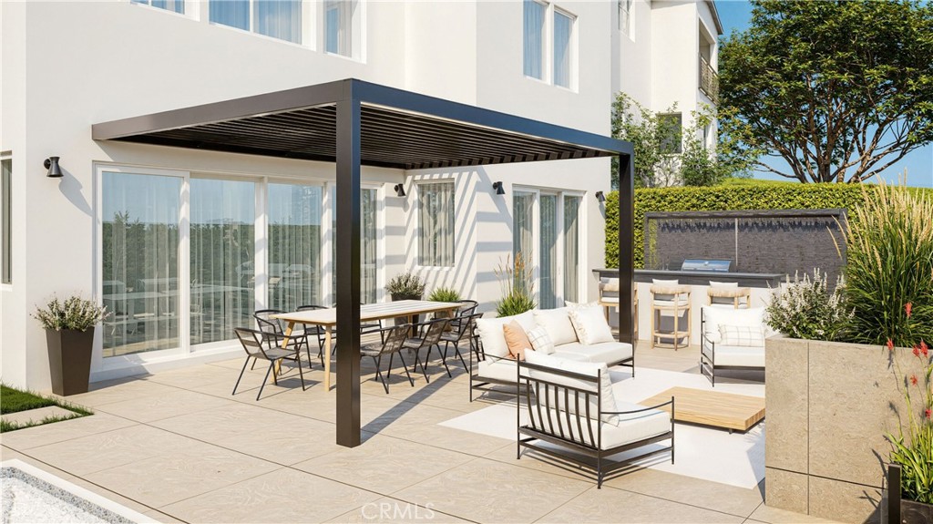 105 Remy Lane Montebello, CA 90640 - Photo 11 of 38 a building outdoor space with patio furniture and garden