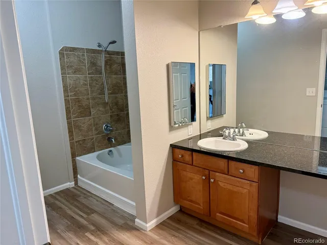 a bathroom with a toilet and a bathtub