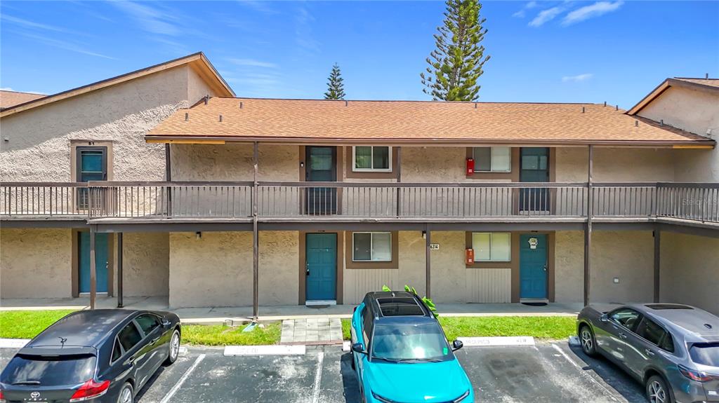 a front view of a house having yard