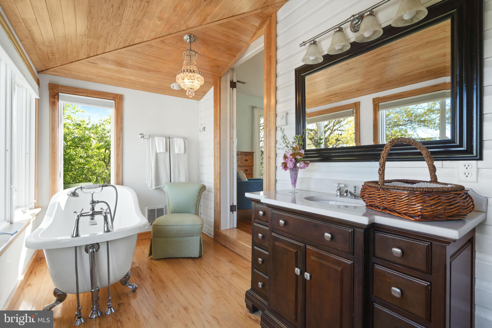 873 Hawlin Road Woodville, VA 22749 - Photo 12 of 45 a kitchen with a sink and a large window