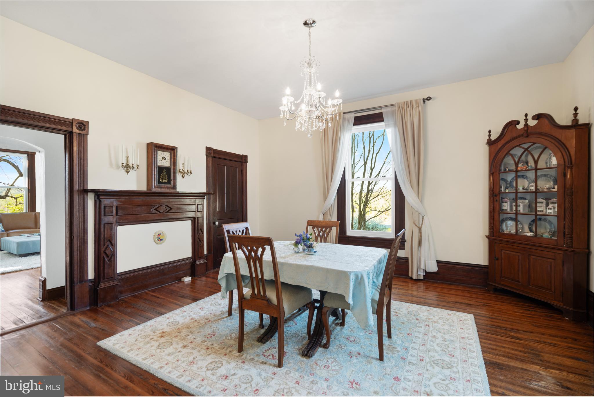 873 Hawlin Road Woodville, VA 22749 - Photo 20 of 45 a view of a dining room with furniture and wooden floor