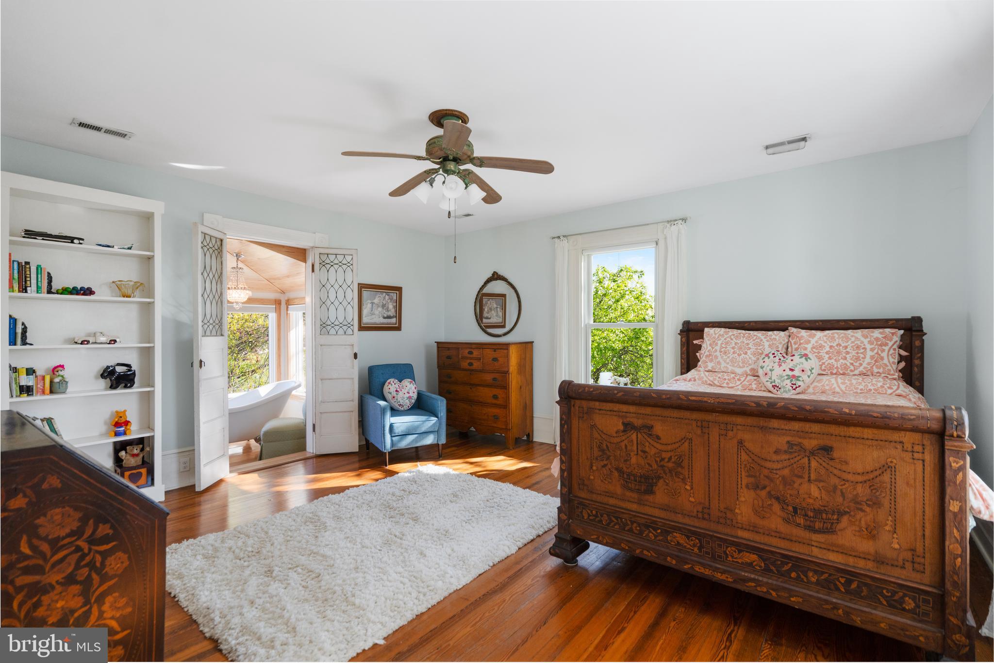 873 Hawlin Road Woodville, VA 22749 - Photo 25 of 45 a bed room with furniture and a window