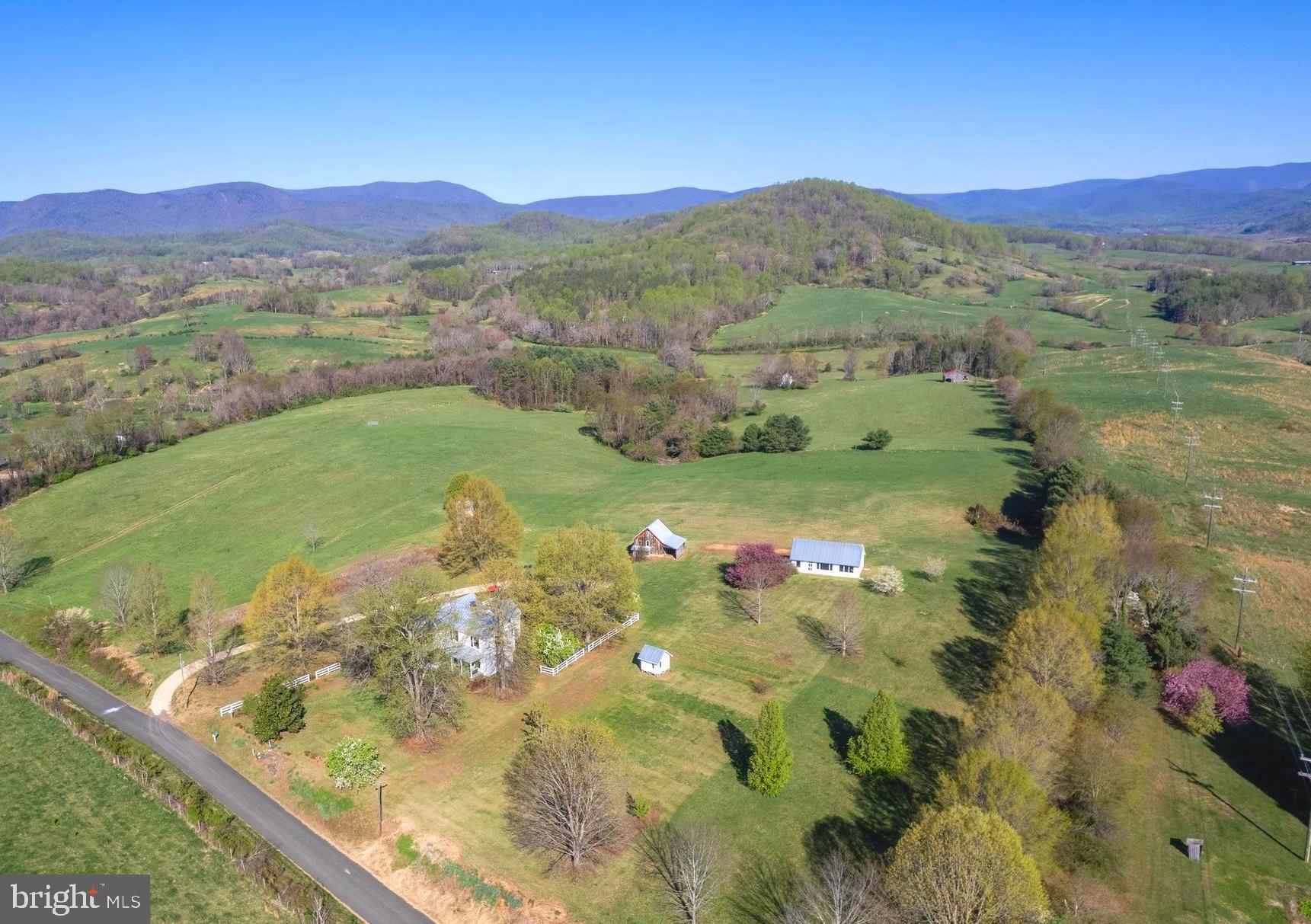 873 Hawlin Road Woodville, VA 22749 - Photo 45 of 45 a view of a lake with a mountain